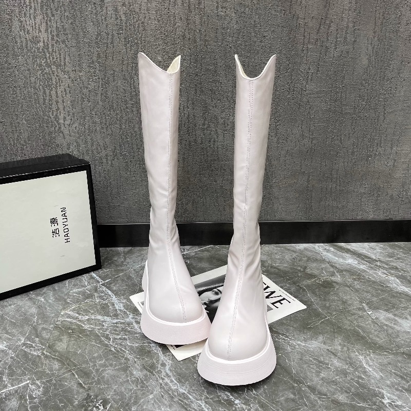 Women Fashion Korean - Women's New Simple Solid Color Platform