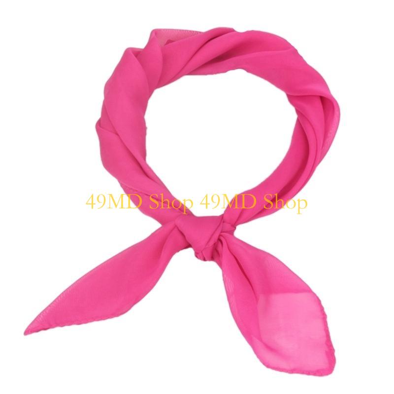 Women'S Fashion In The 50S - 49MD 1950s Scarf Square Ribbon Neck