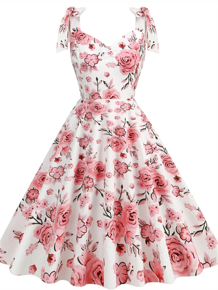 Women'S Fashion In The 50S - 2024 New Fashion Women Summer Dress