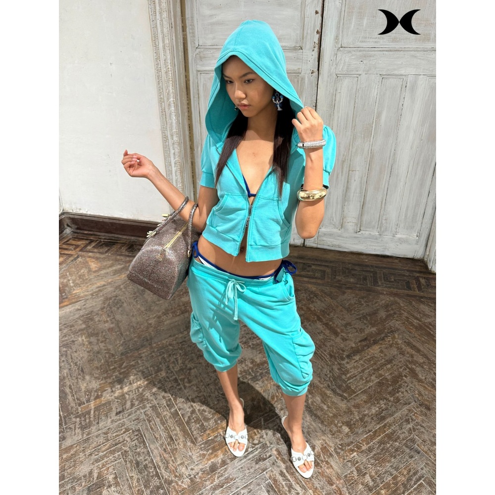 Women Fashion Korean - American street spice girl style short-sleeved