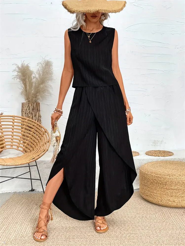 Women Top Fashion - Fashionable Set Relaxed Oversized Comfortable Set