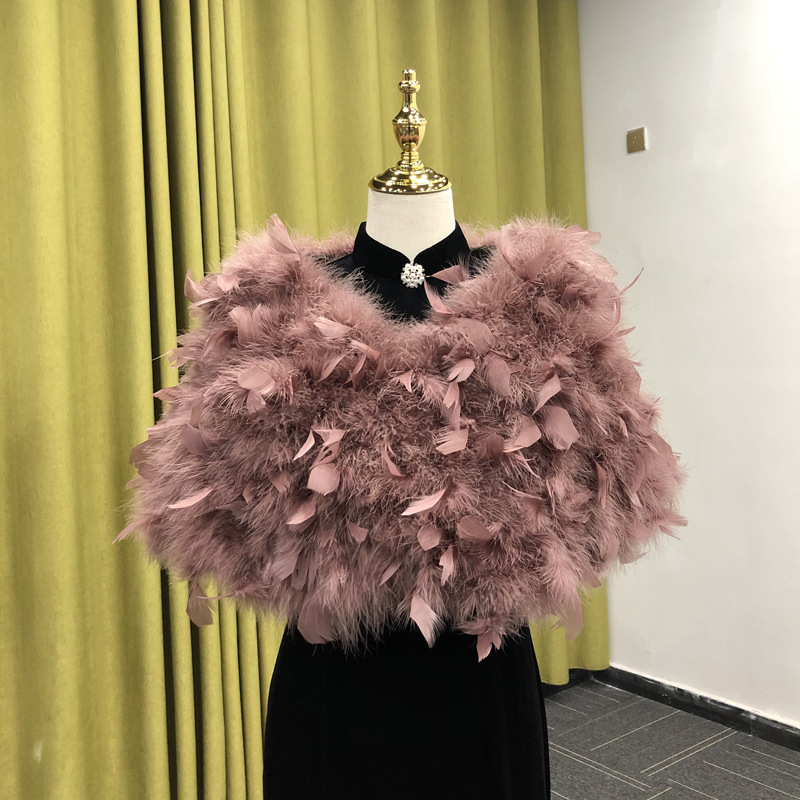Women's shawl, real fur cape,  - Turkey Women Fashion 评论和价格