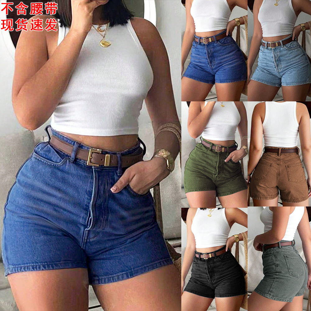 Women Summer Denim Shorts High - Denim Shorts Women 评论和价格