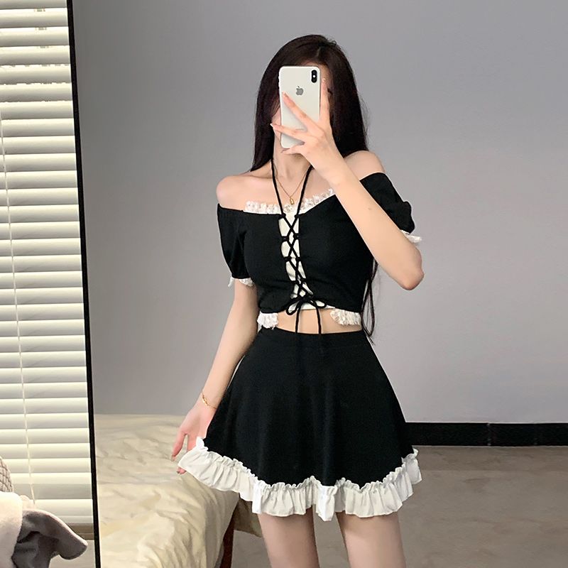Instagram Style Women Two Piec - Women Fashion Korean 评论和价格
