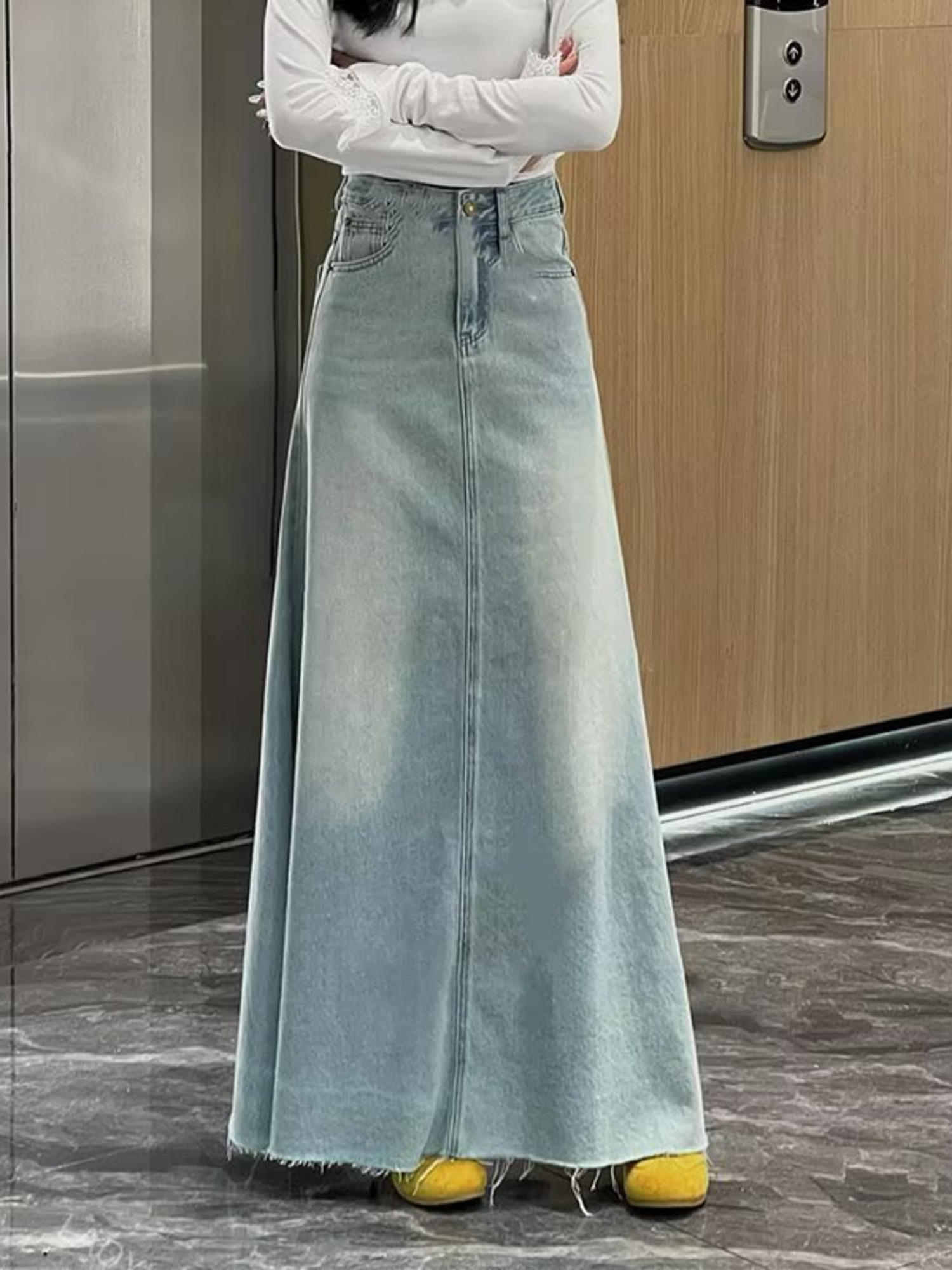 Women's High Waist Pleated Den - Denim Shorts Women 评论和价格