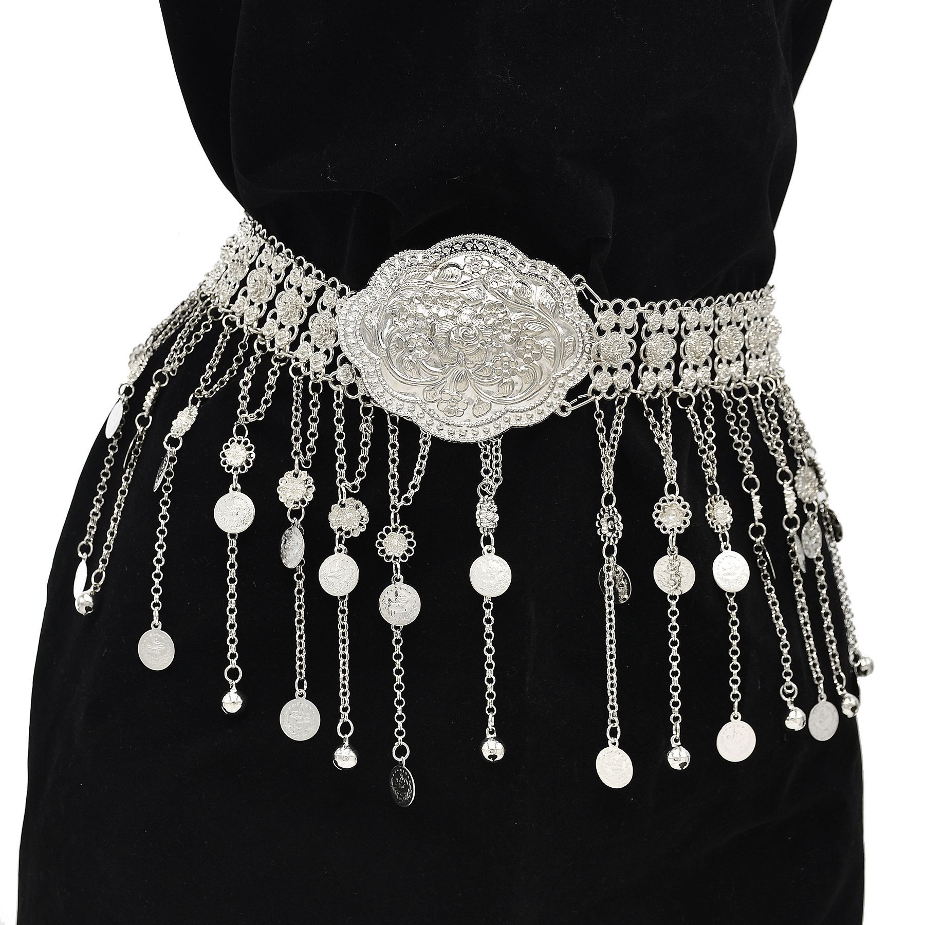Silver Plated Moroccan Caftan  - Turkey Women Fashion 评论和价格