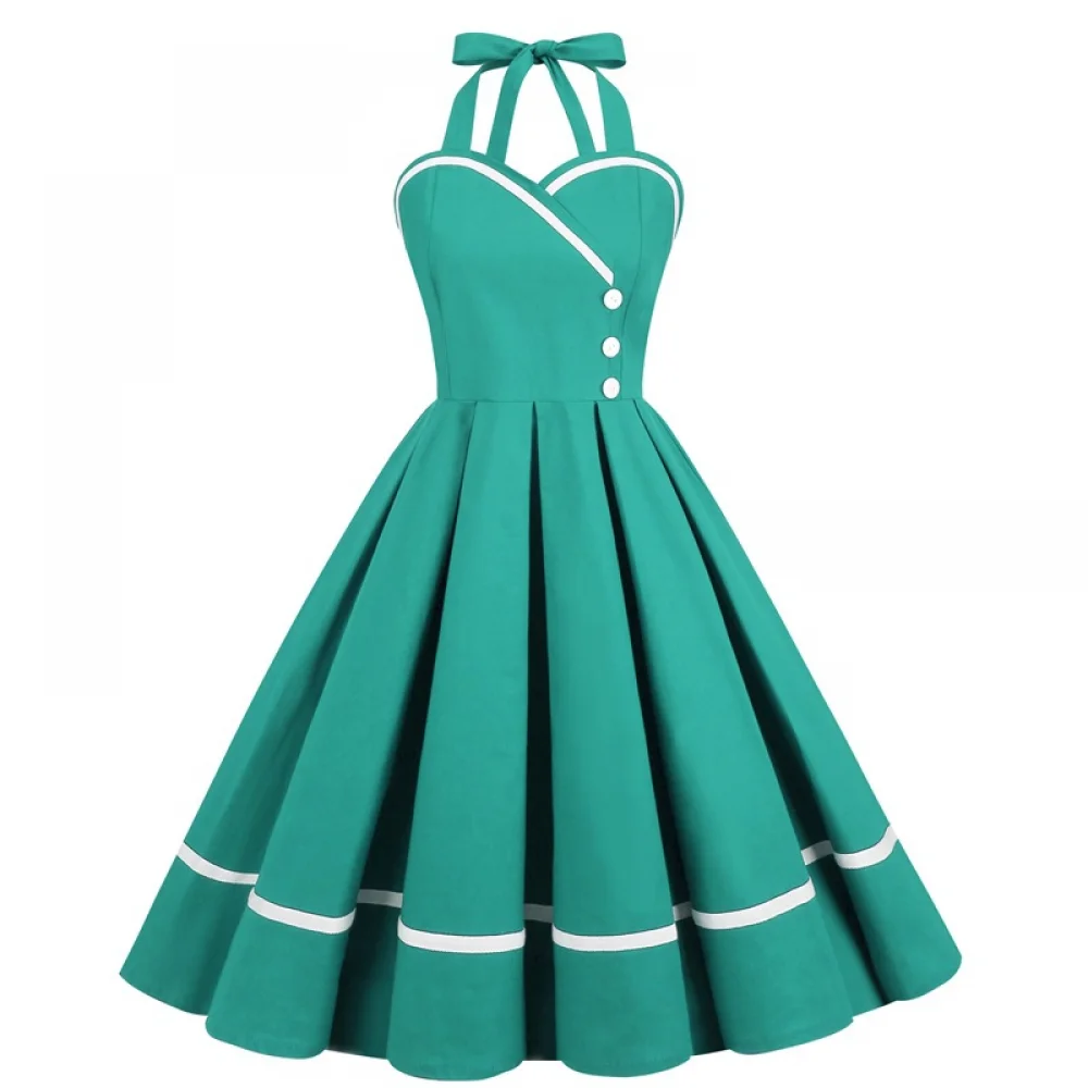 Halloween  50s 60s 80s Retro D - Women'S Fashion In The 50S 评论和价格