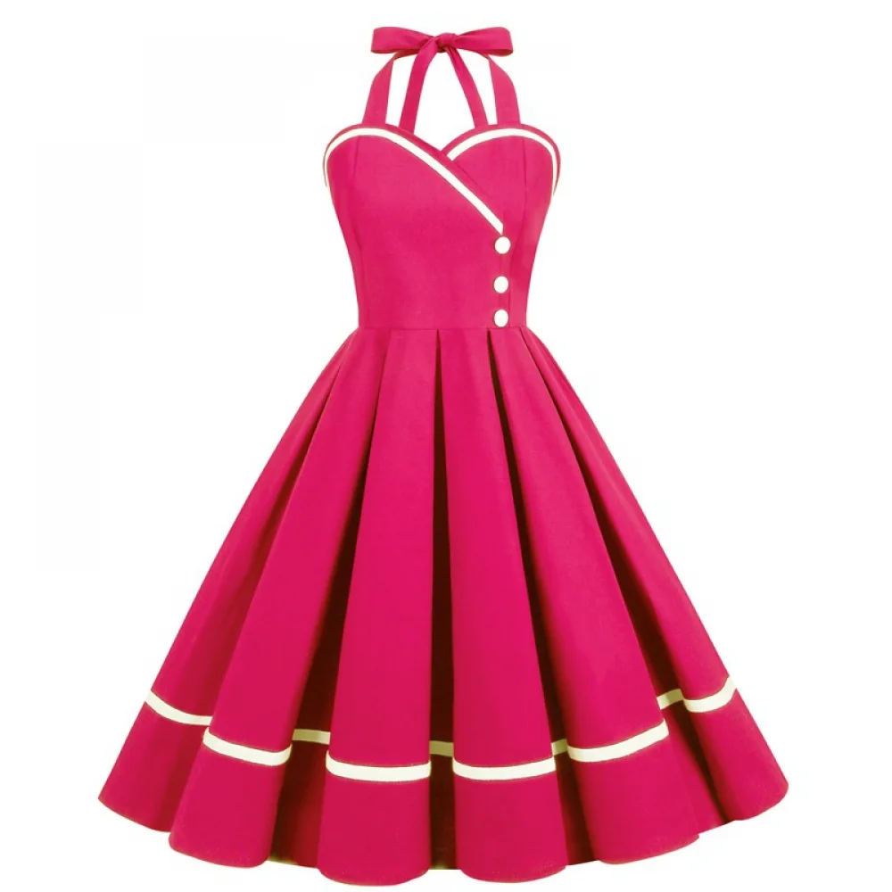 Halloween  50s 60s 80s Retro D - Women'S Fashion In The 50S 评论和价格