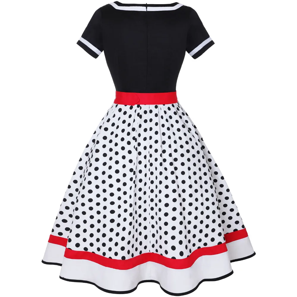Vintage V-Neck Short Sleeve Sw - Women'S Fashion In The 50S 评论和价格