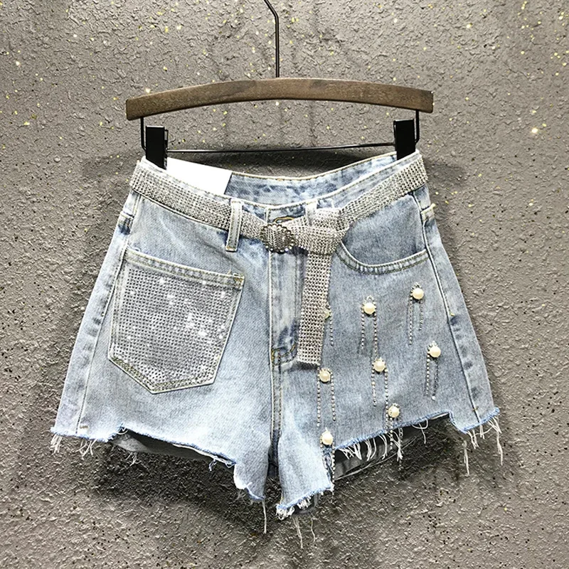 Summer Ladies Womens High Wais - Denim Shorts Women 评论和价格