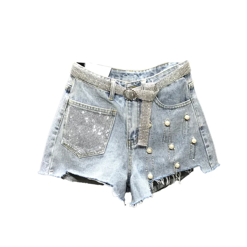 Summer Ladies Womens High Wais - Denim Shorts Women 评论和价格