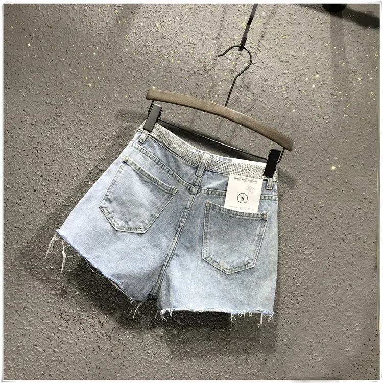 Summer Ladies Womens High Wais - Denim Shorts Women 评论和价格