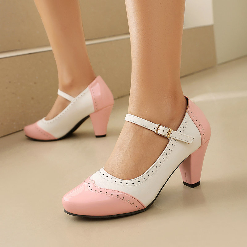 Mary Jane Shoes Women Patent L - Women'S Fashion In The 50S 评论和价格