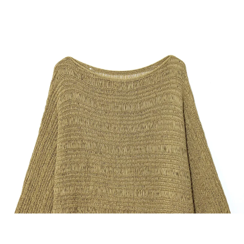 Vintage Boat Neck Knit Sweater - Women Top Fashion 评论和价格