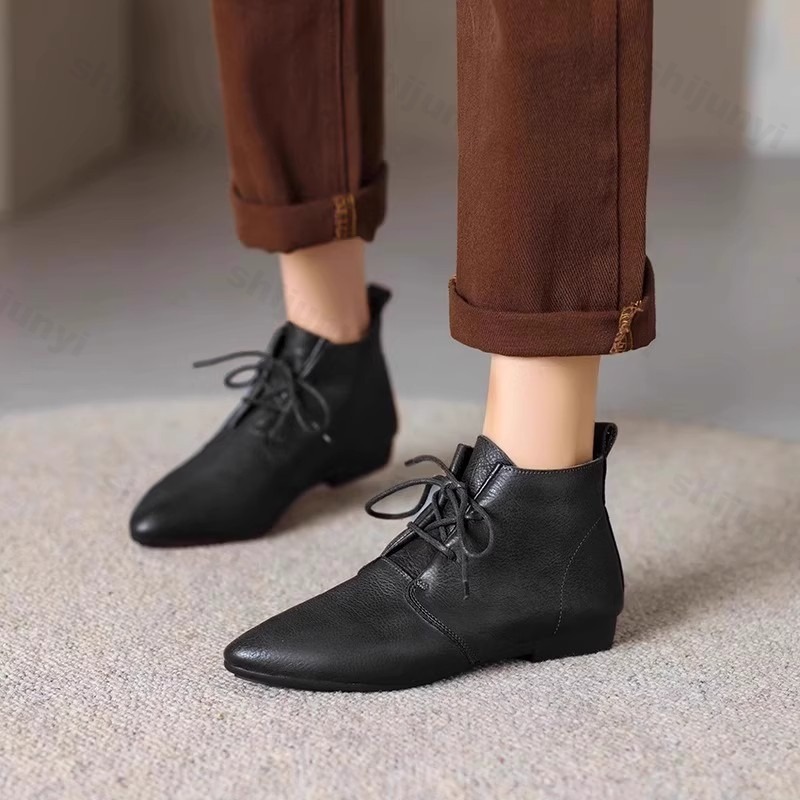 Women Short Boots 2025 Leather - Women'S Fashion Trends Autumn 2025 评论和价格