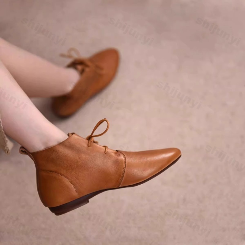 Women Short Boots 2025 Leather - Women'S Fashion Trends Autumn 2025 评论和价格