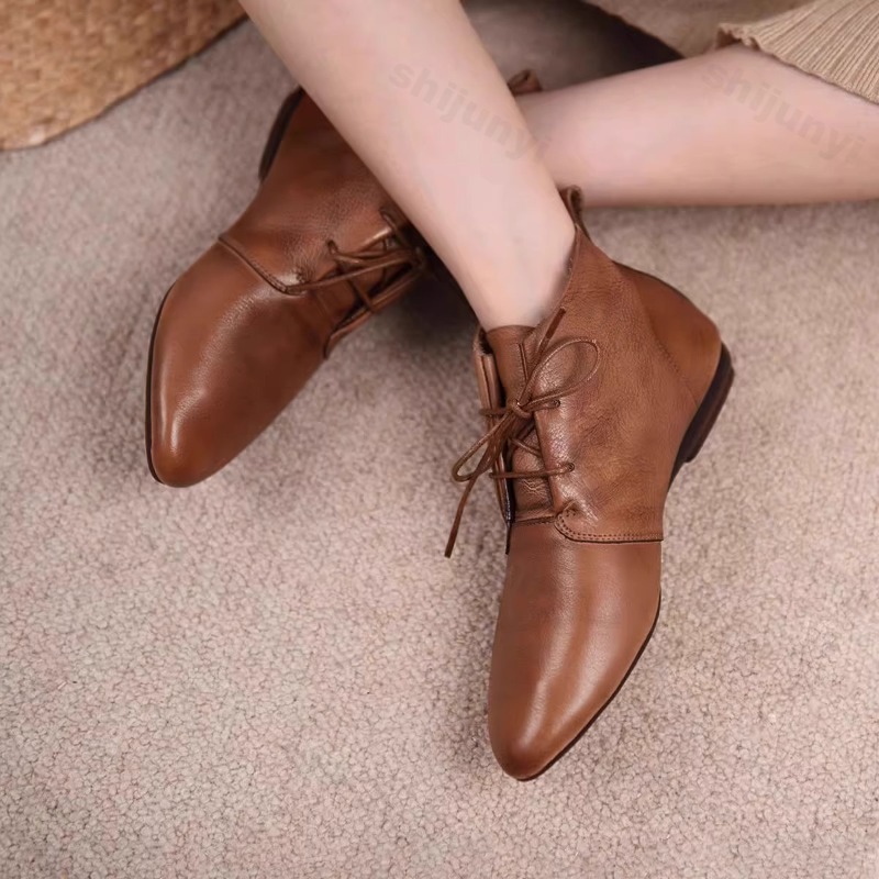 Women Short Boots 2025 Leather - Women'S Fashion Trends Autumn 2025 评论和价格