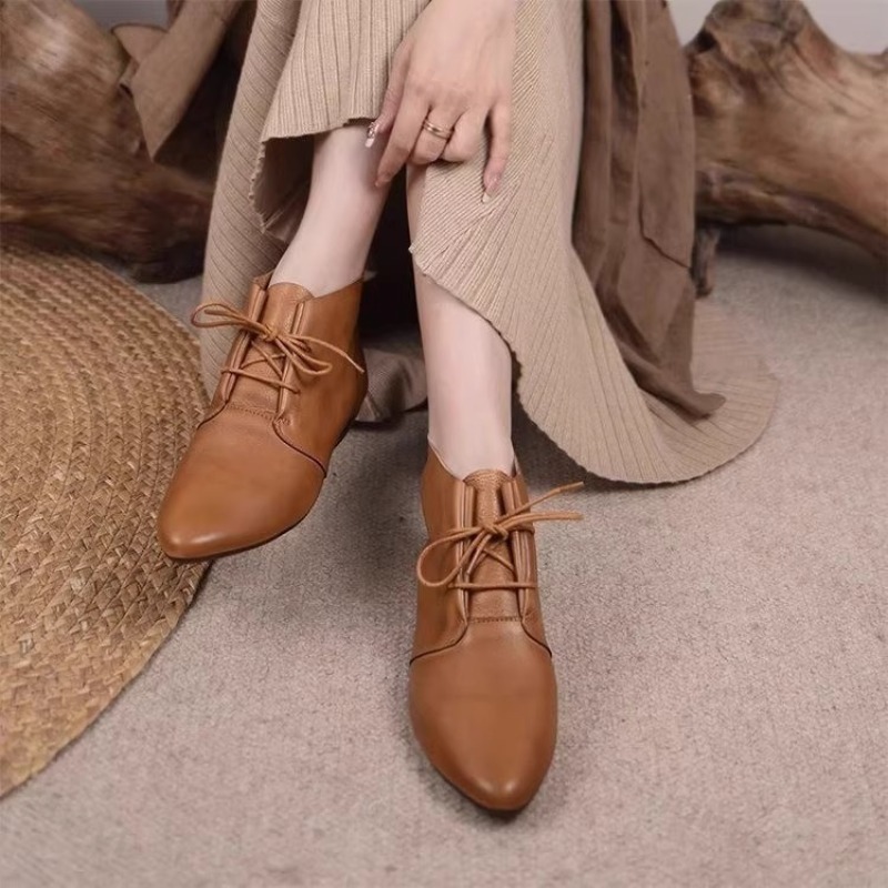 Women Short Boots 2025 Leather - Women'S Fashion Trends Autumn 2025 评论和价格