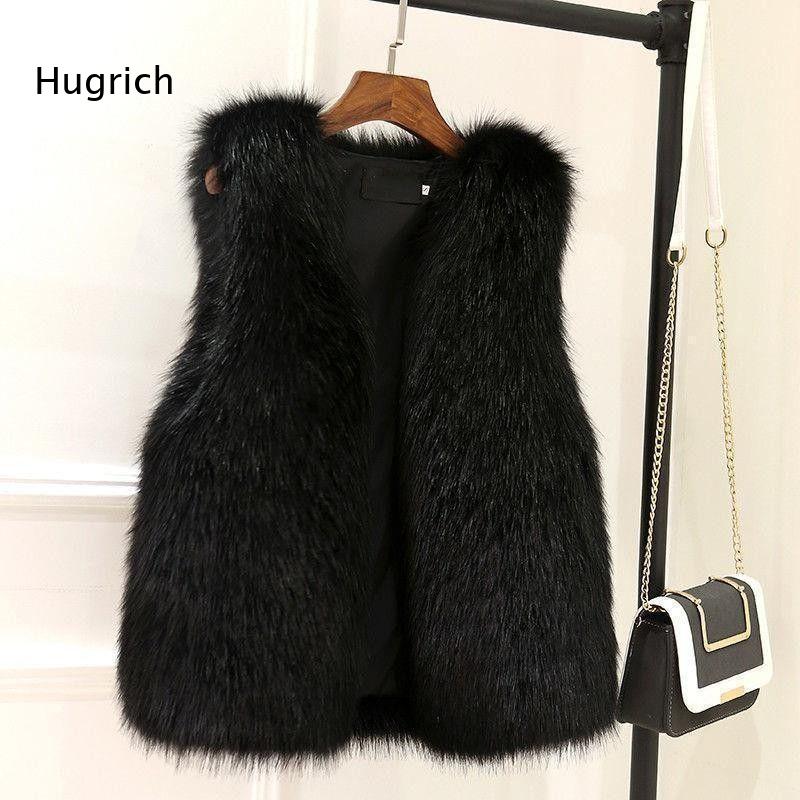 Women's Faux Fur Vest Sleevele - Women'S Fashion Gilet 评论和价格