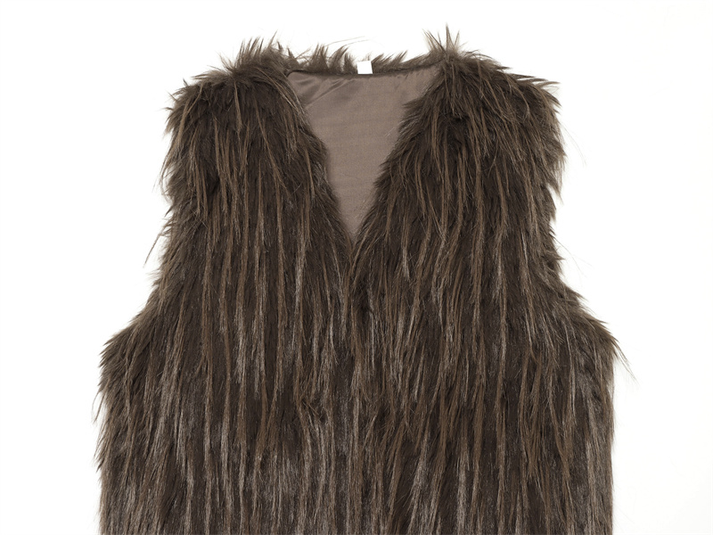 Guobioziy Women's Faux Fur Ves - Women'S Fashion Gilet 评论和价格