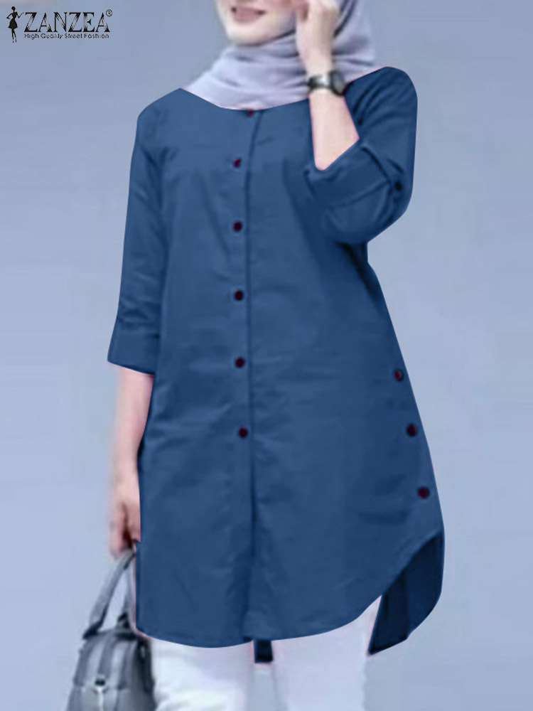 2026 ZANZEA Spring Shirt Fashi - Turkey Women Fashion 评论和价格
