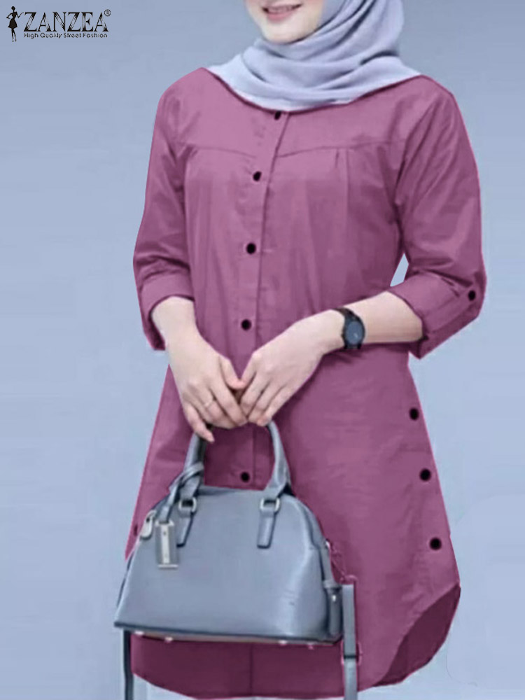 2026 ZANZEA Spring Shirt Fashi - Turkey Women Fashion 评论和价格