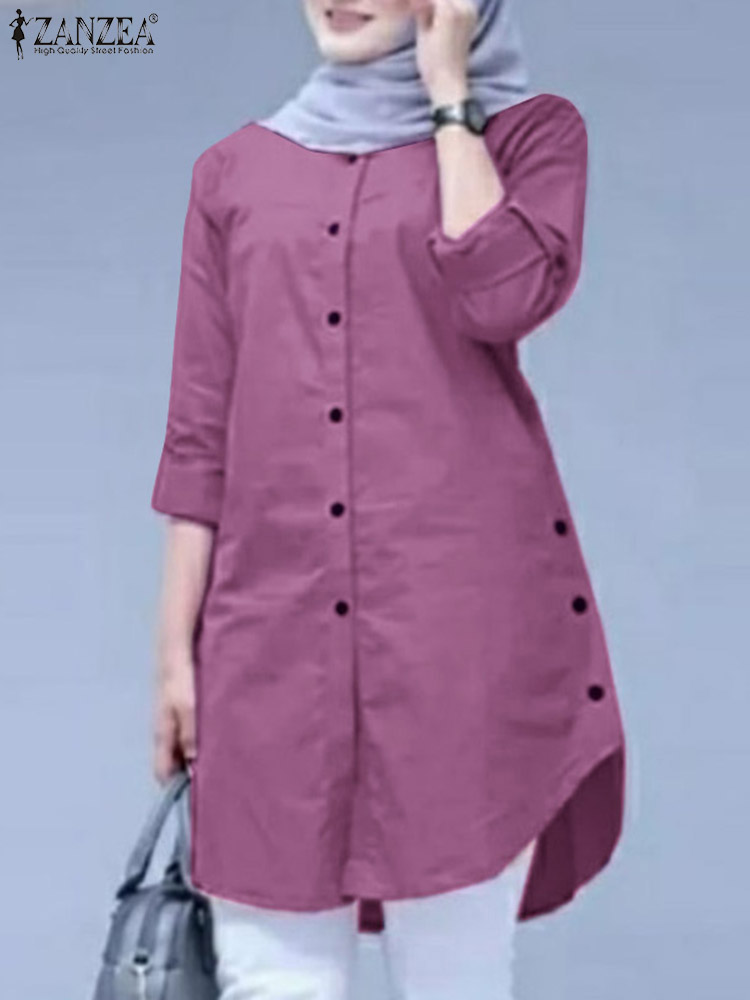 2026 ZANZEA Spring Shirt Fashi - Turkey Women Fashion 评论和价格