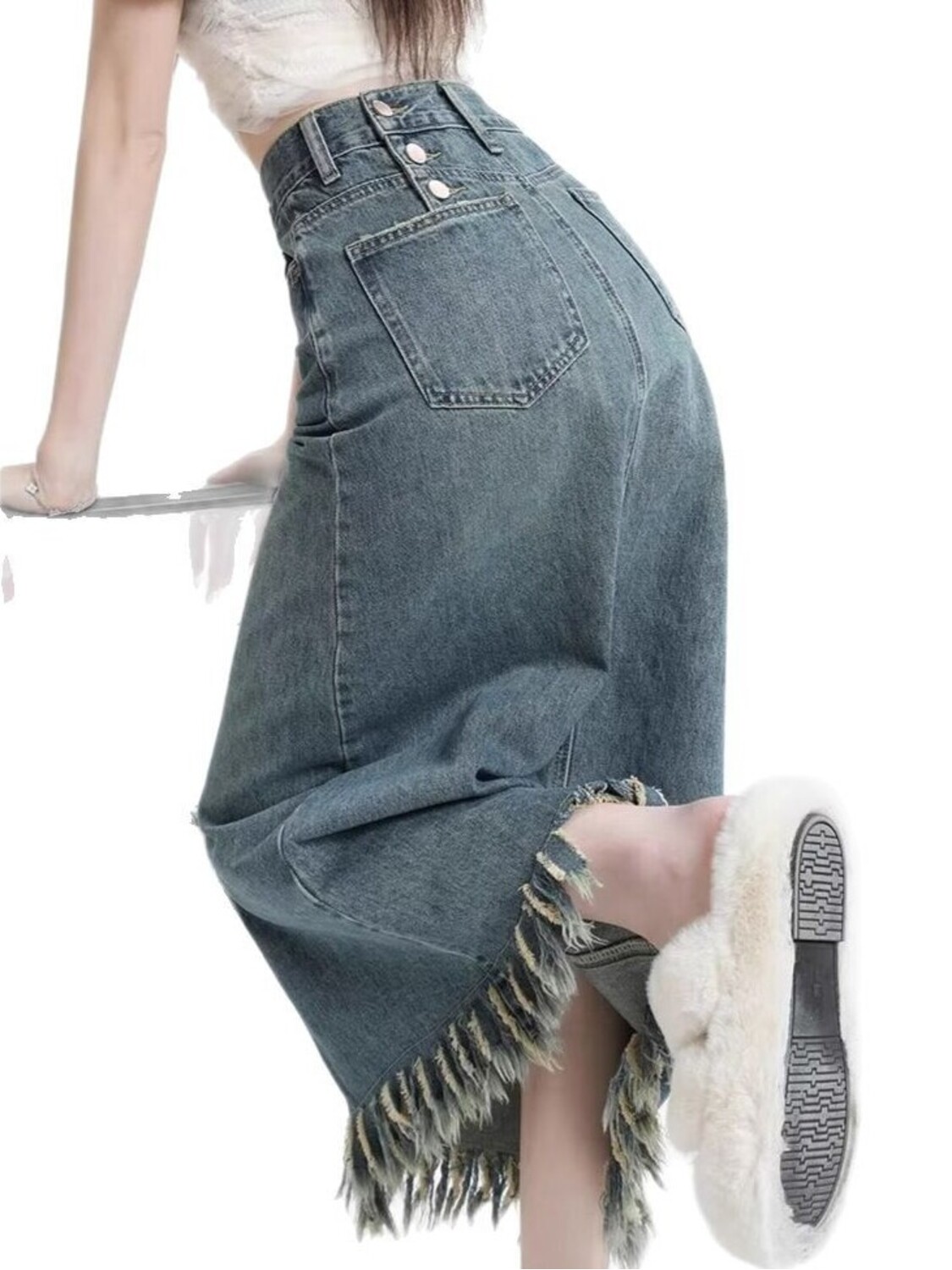Women's High Waist Vintage Was - Denim Shorts Women 评论和价格