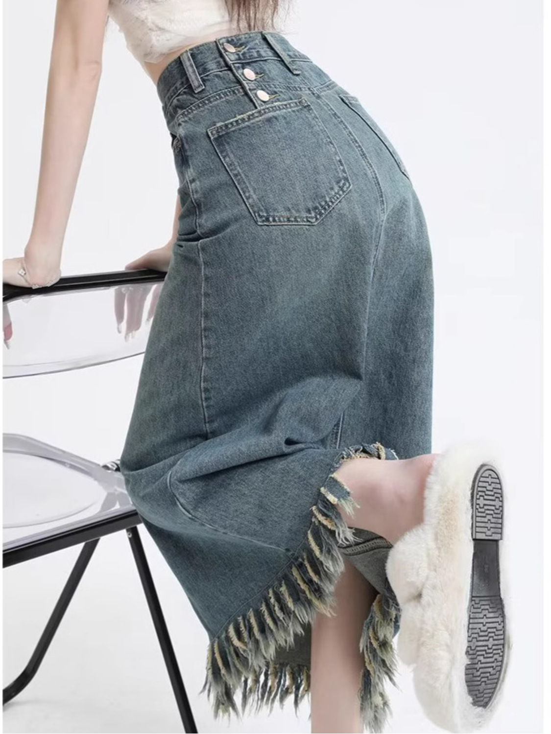 Women's High Waist Vintage Was - Denim Shorts Women 评论和价格