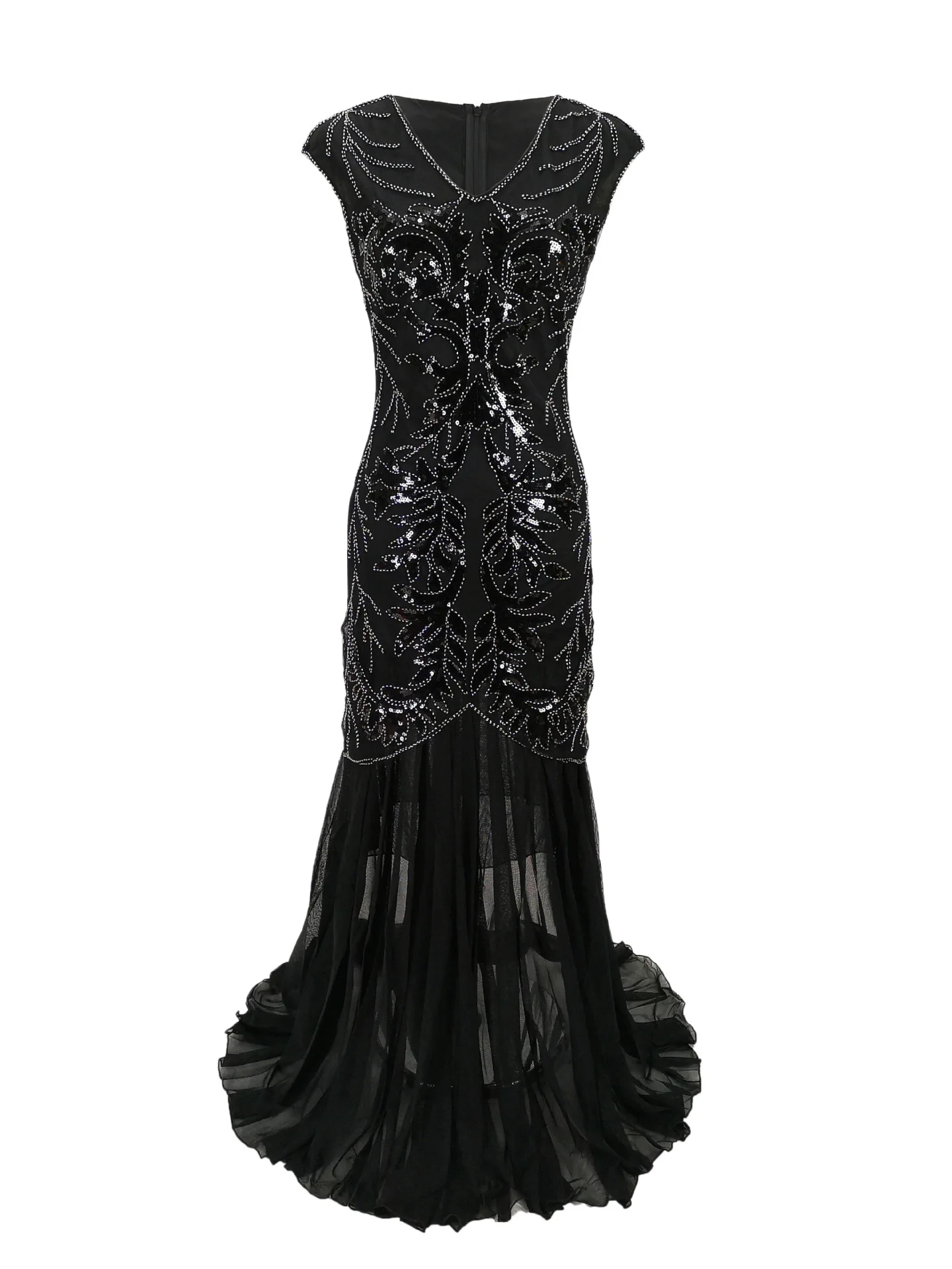 1920 Sequined Chiffon Dress Vi - Women'S Fashion In 1920 评论和价格