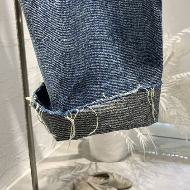 Summer Women Ripped Jeans High - Women'S Fashion Trousers 评论和价格