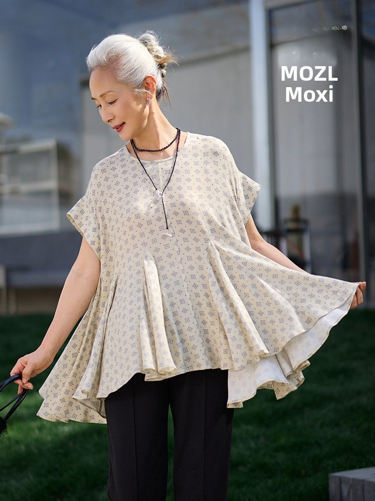 Muzhi Mid-aged Mom Summer Fash - Women'S Fashion In The 50S 评论和价格