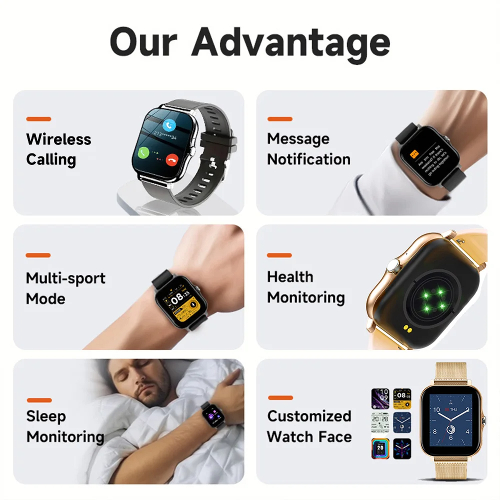 Smart Watch For Android IOS Wa - Turkey Women Fashion 评论和价格