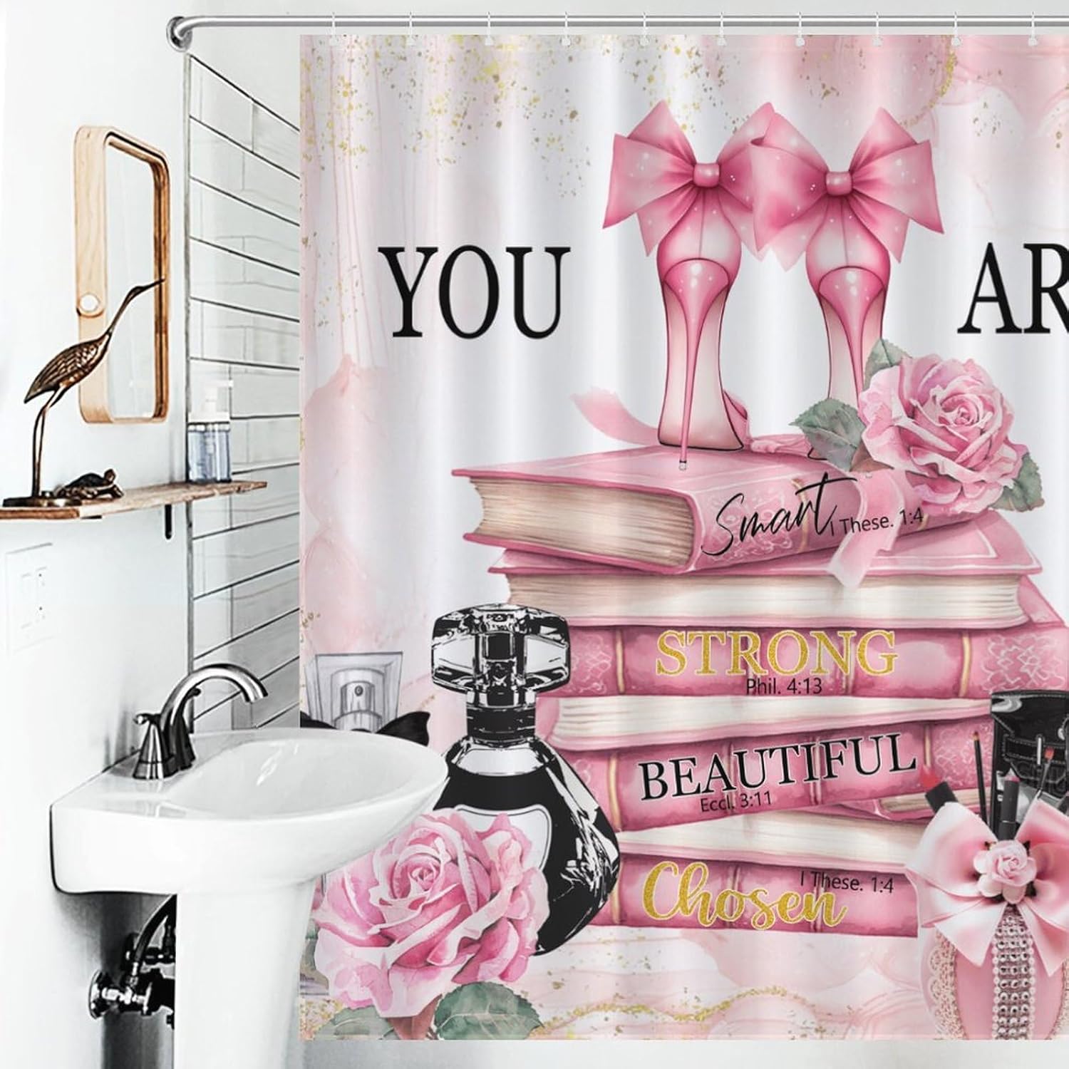 Fashion Woman Shower Curtain f - Women'S Fashion Magazine 评论和价格