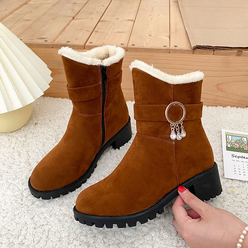 Big Red Half High Suede Tassel - Women'S Fashion Trends Autumn 2025 评论和价格