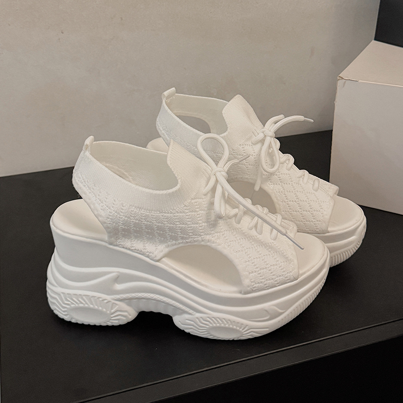 High-end Wedge Platform Mesh S - Women Fashion Korean 评论和价格
